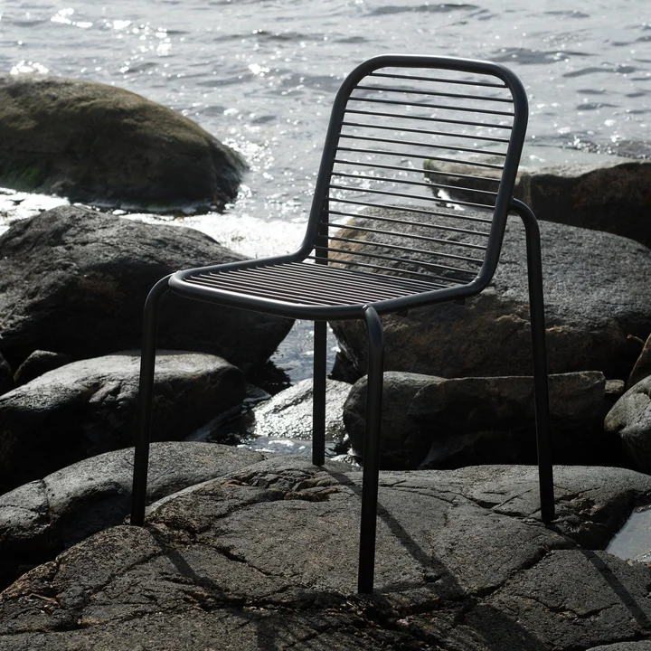 Normann Copenhagen - Vig Outdoor Stuhl, dunkelgrün