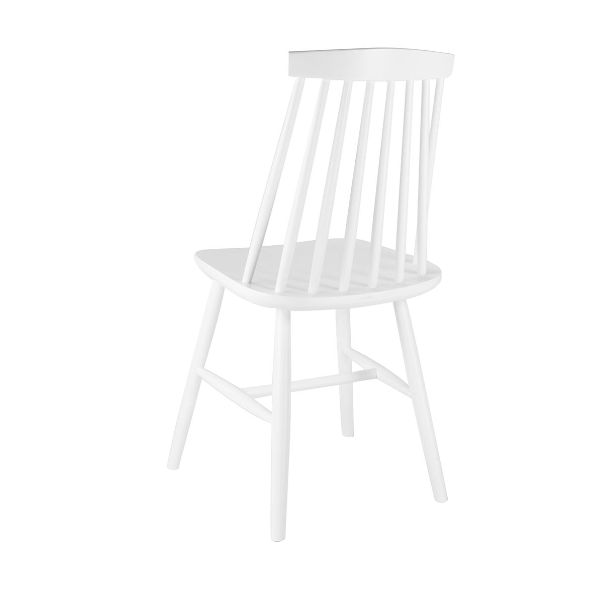 Houten spijlenstoel Filou - wit