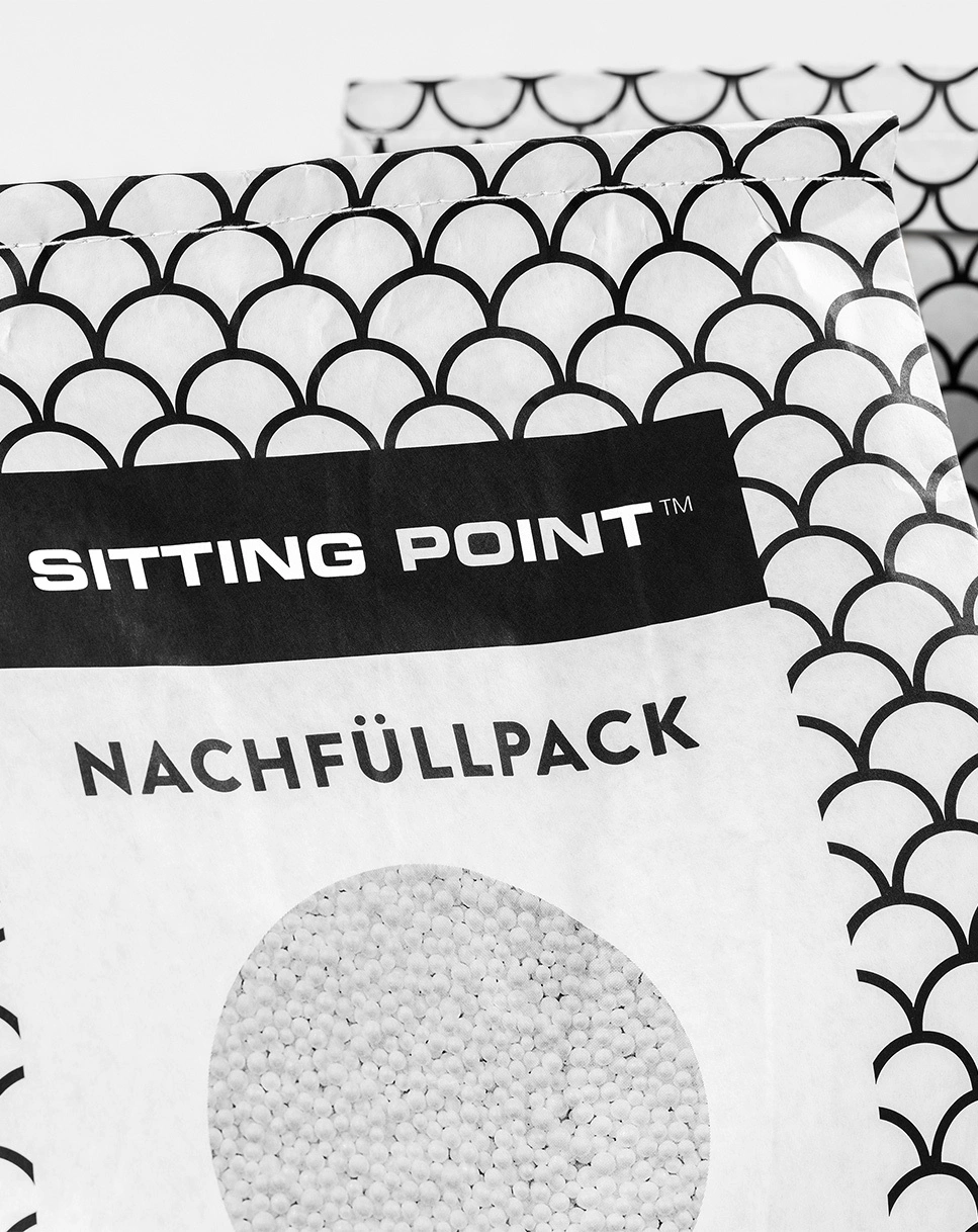 Nachfüllpack 60 Liter EPS-Perlen/Polystyrol in weiß
