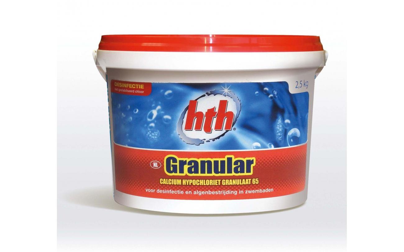 hth 2,5kg granular choc chloor (korrels)