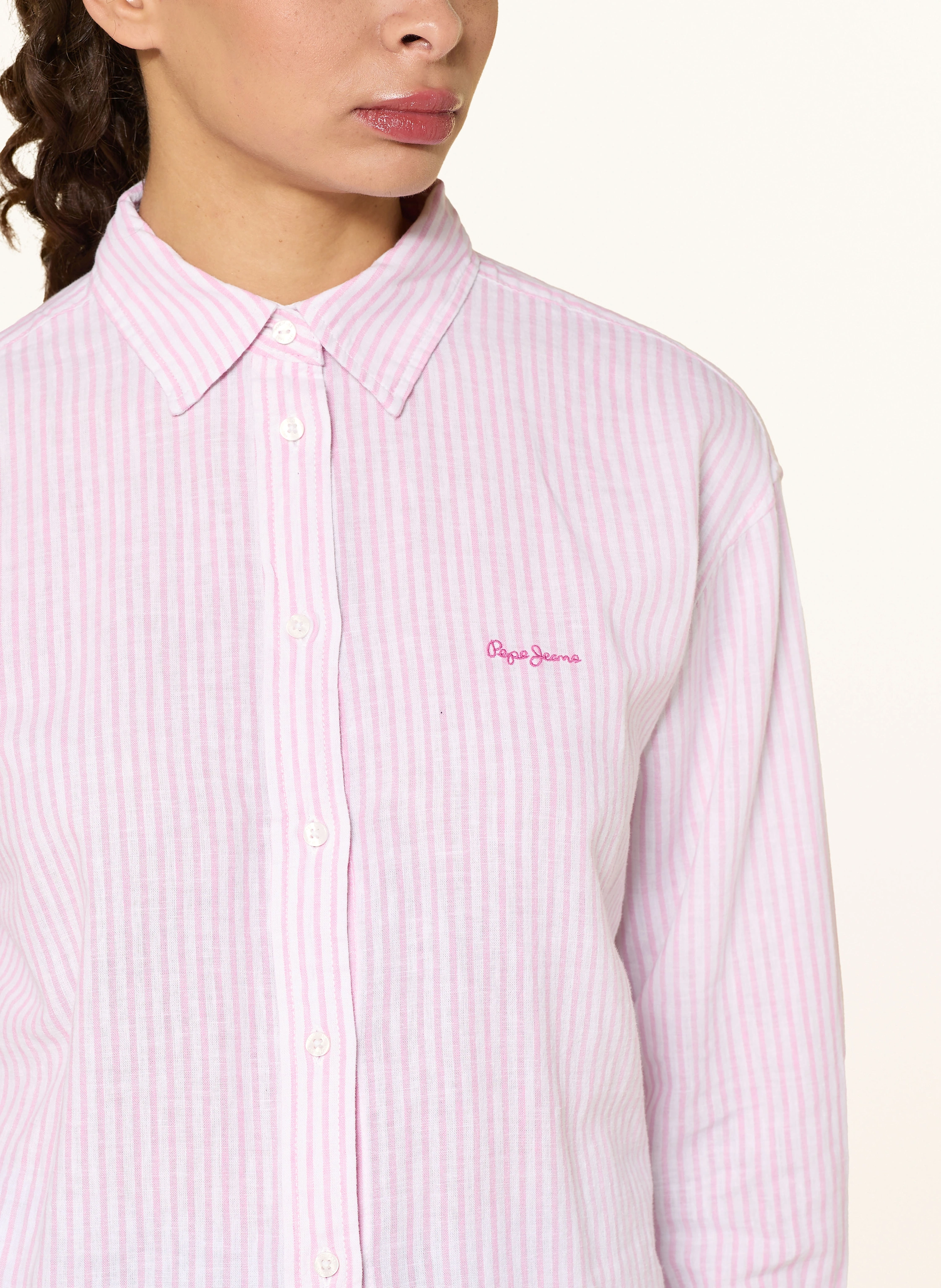 Pepe Jeans Hemdbluse DREAM mit Leinen