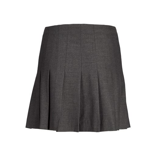 JJXX Ellis Plisse Nederdel, Dark Grey Melange, M