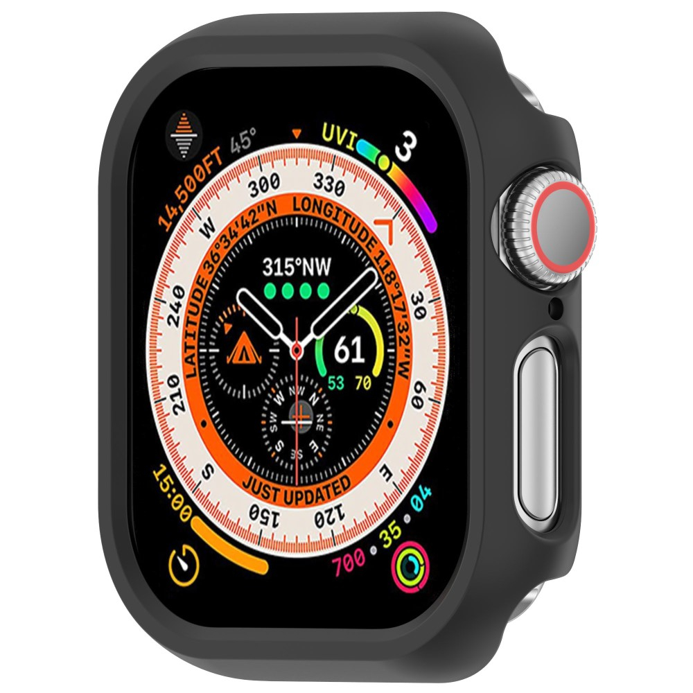 Apple Watch (46mm) Hardcase Hülle Bumper - Schwarz