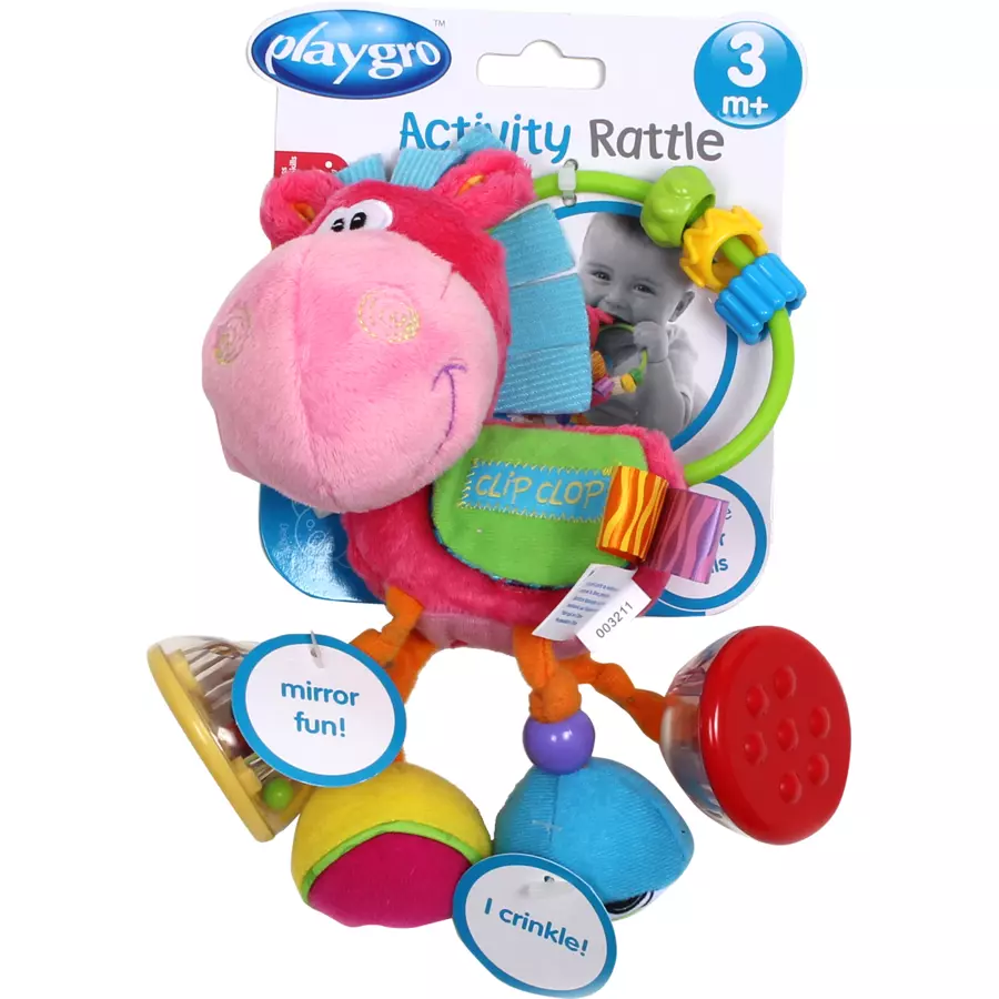 playgro Toy Box Pferd Klipp Klapp, pink