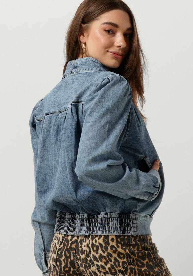 LOLLYS LAUNDRY blauwe lollys laundry spijkerjas irishll jacket ls