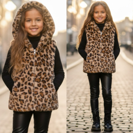 Leopard Cozy Gilet