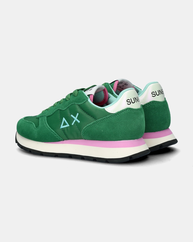 Sun 68 Ally Solid Nylon Lage sneakers  - groen