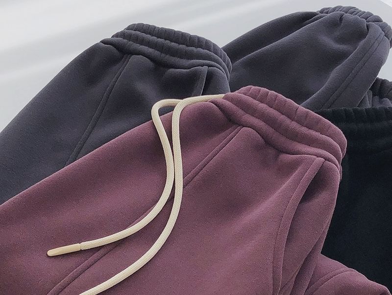 Faiar - Effen joggingbroek met trekkoord in de taille
