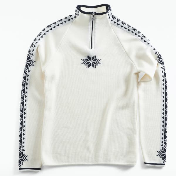 Pull DALE OF NORWAY GEILO F SWEATER OFFWHITE BLACK