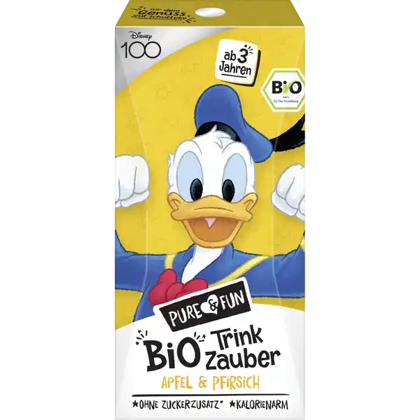 Bio-Trinkzauber Apfel & Pfirsich
