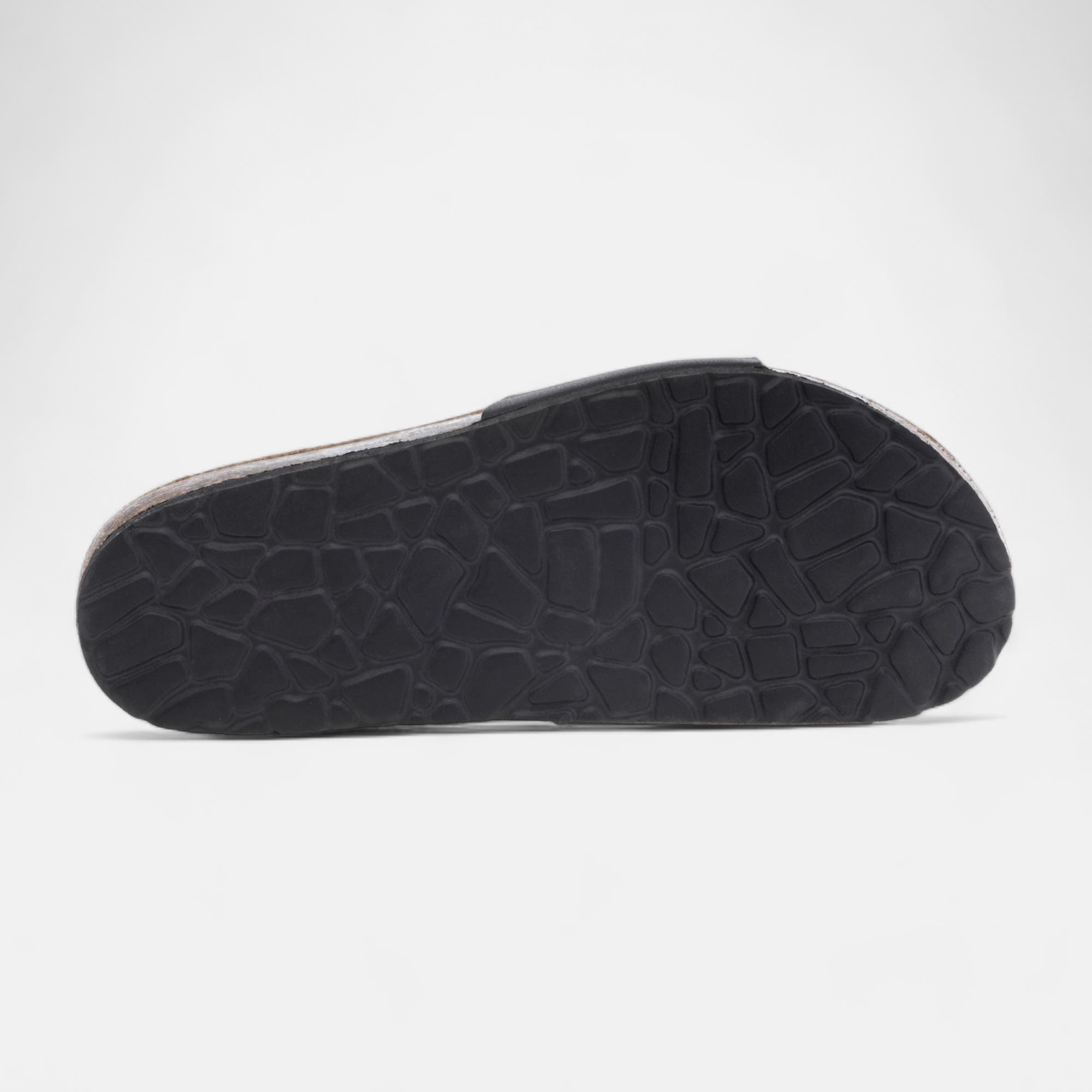 Mules semelle liège Homme noir