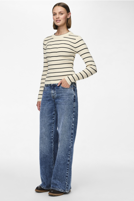Pieces beige dames trui