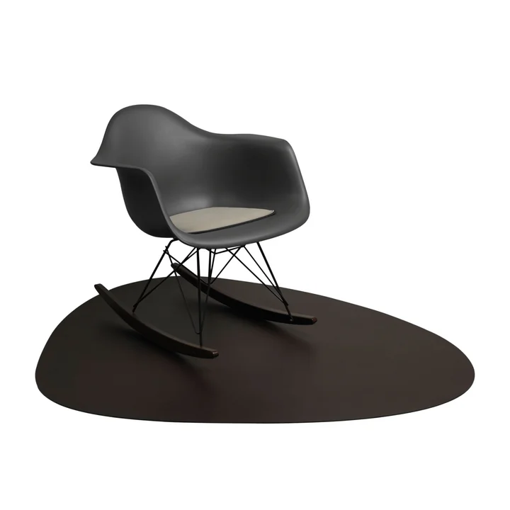 Lind DNA - Bodenmatte Curve XXXL, 92 x 108 cm, Bull schwarz