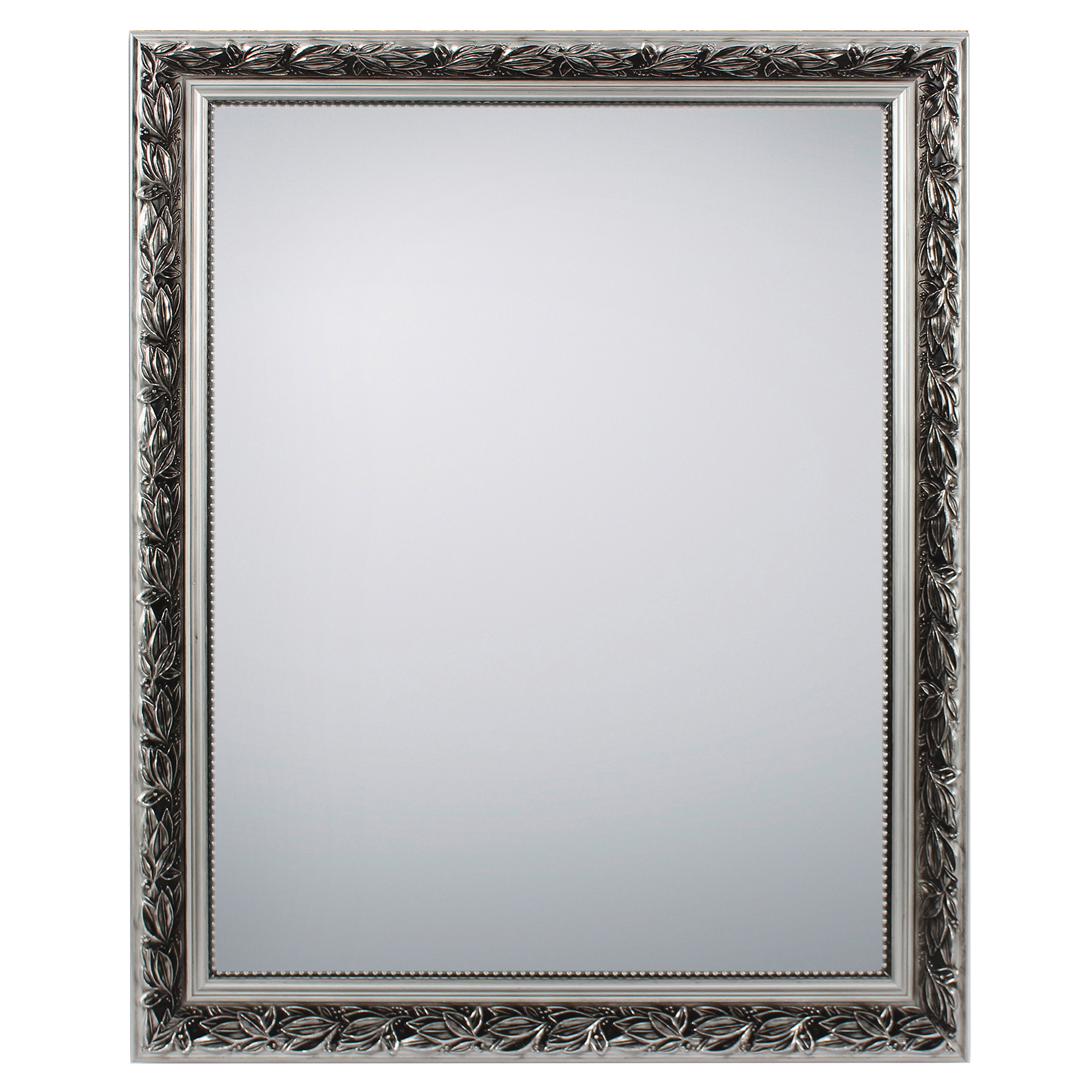 Rahmenspiegel - silber - 55x70 cm