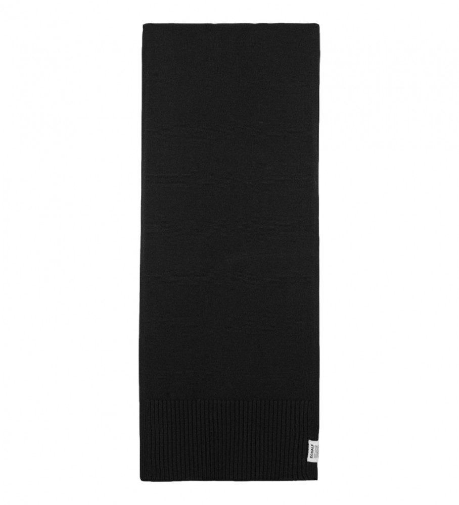 Cachecol ECOALF Woolalf de Lã Reciclada Preto