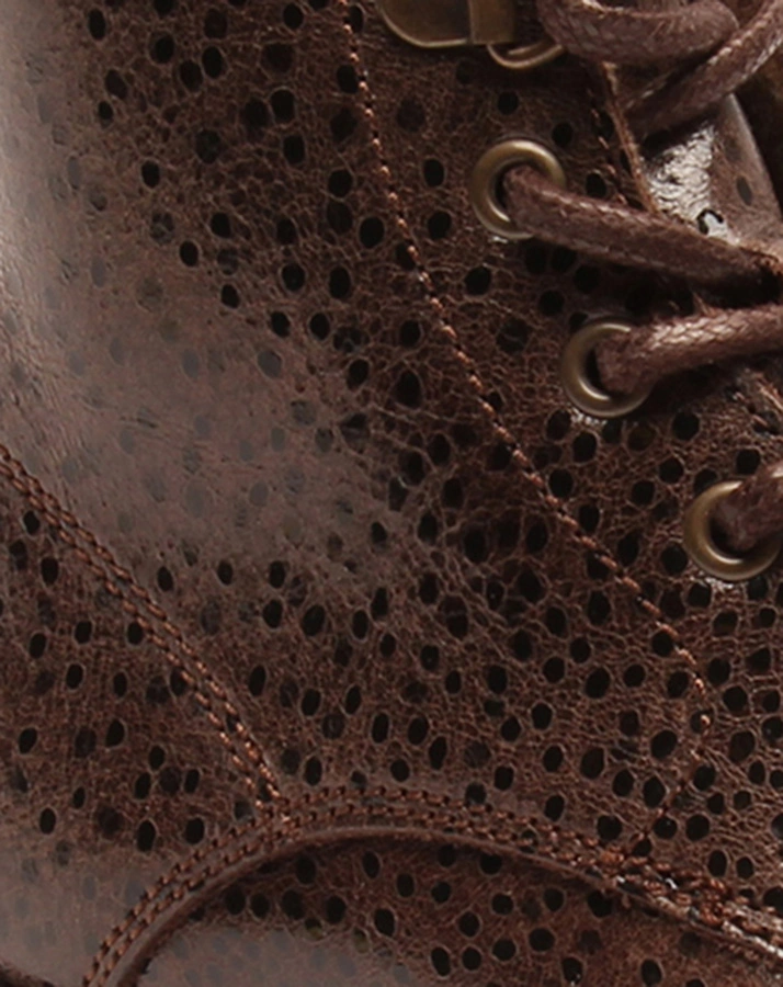 Schnür-Boots DAWN TEX gefüttert in braun