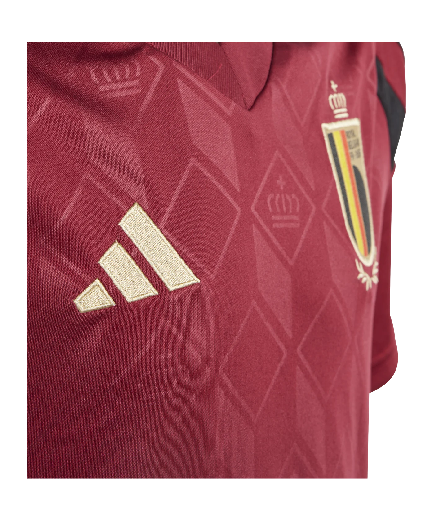 adidas Belgien Trikot Home EM 2024 Kids Rot