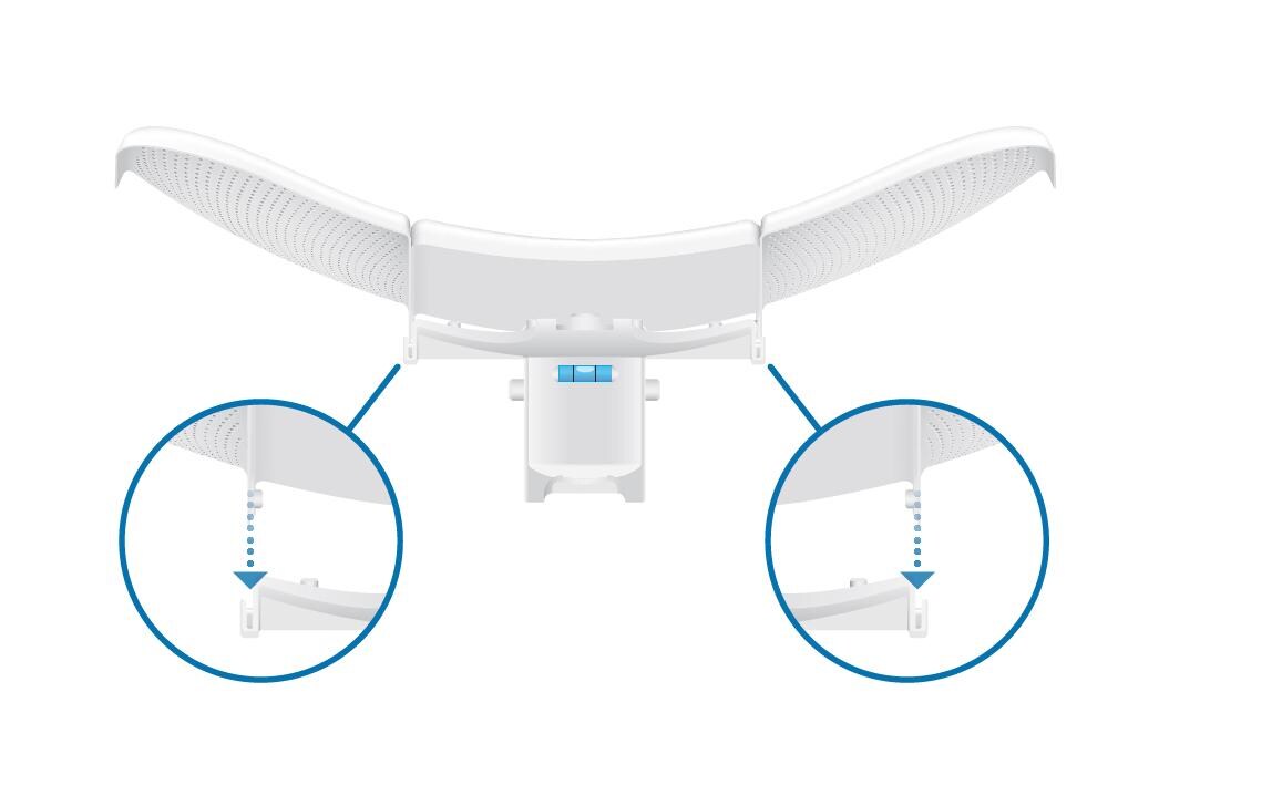 WLAN-Bridge LBE-5AC-Gen2AirMAX LiteBeam-Bridge mit Management-Radio