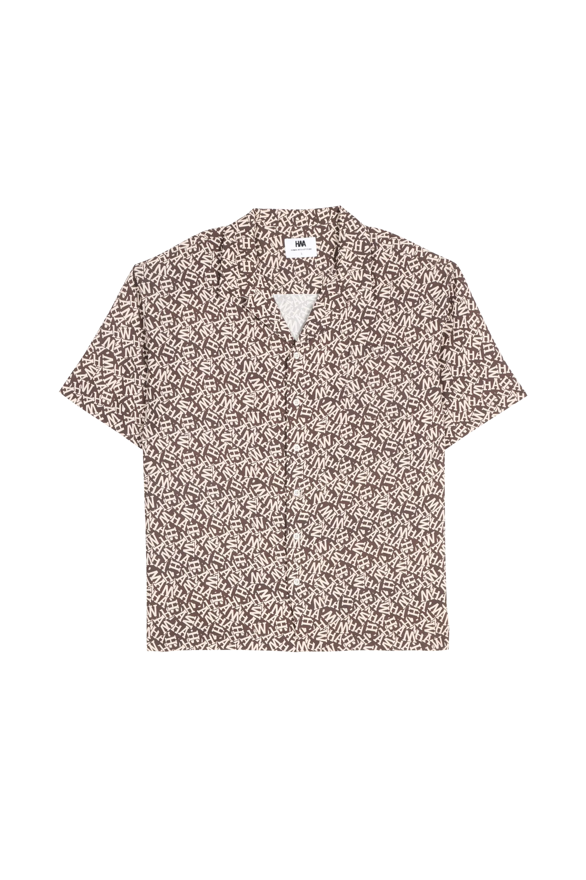 HUMAN WITH ATTITUDE Chemise bowling Marron