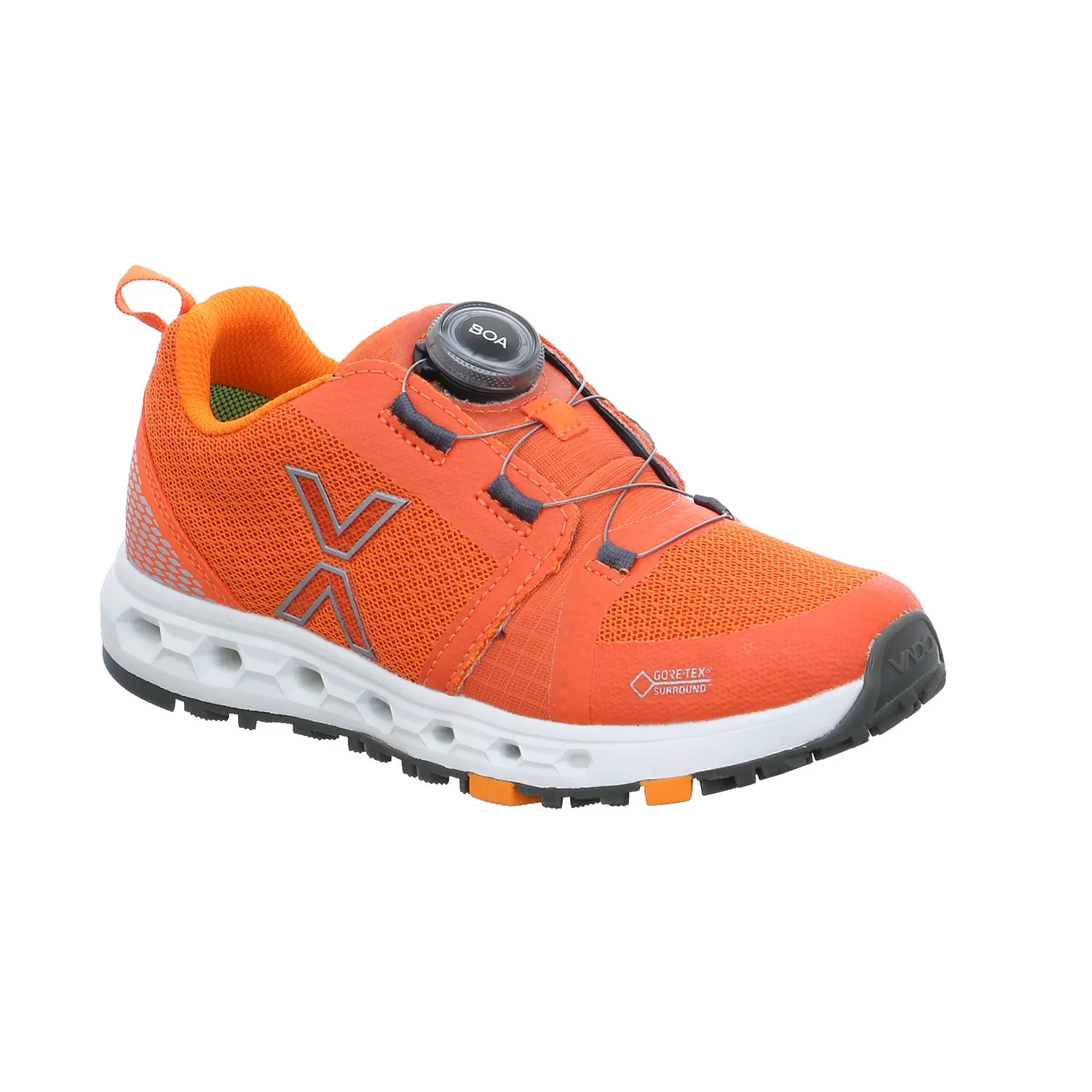 VADO Jungen-Halbschuh Binder Orange Textil  Sneaker Outdoor
