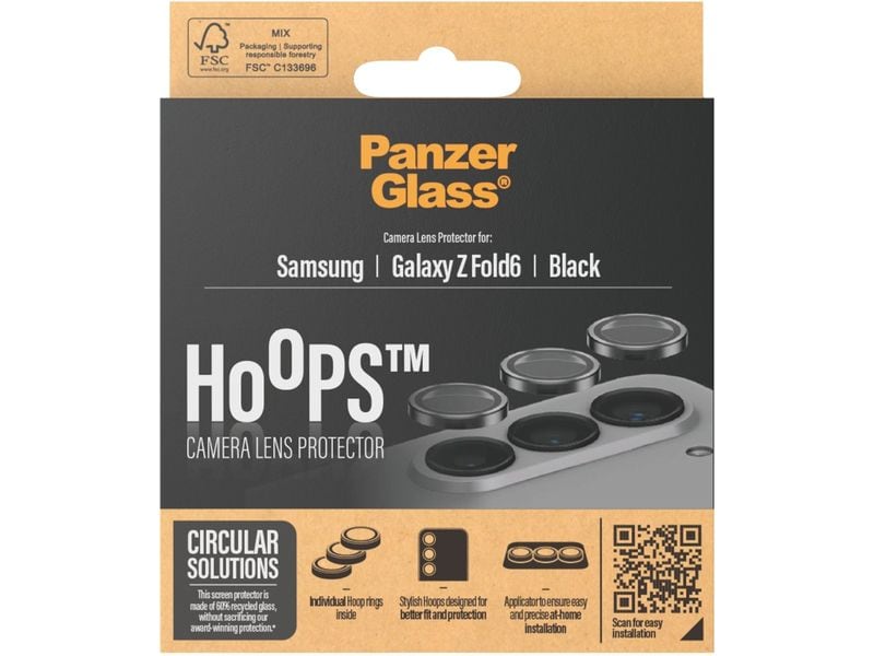 Panzerglass Lens Protector Rings HOOPS Galaxy Z Fold6 Objektivschutz-Ringe für das Samsung Galaxy Z Fold6