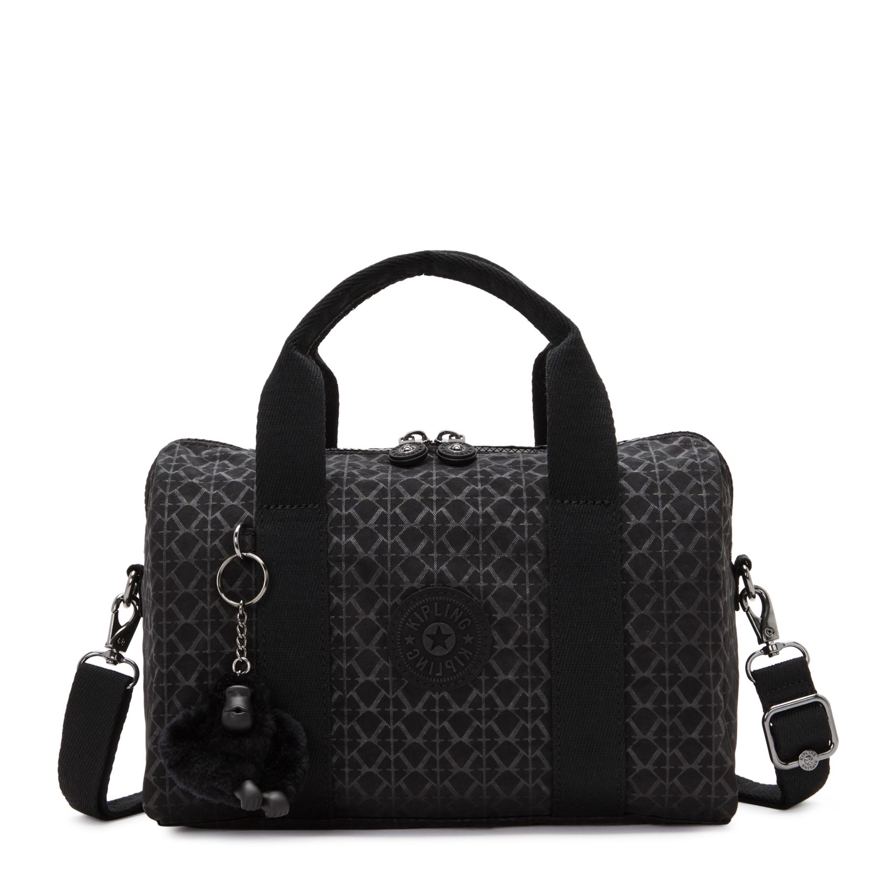 BINA M Sac à main de taille moyenne avec bandoulière ajustable amovible - Signature Emb