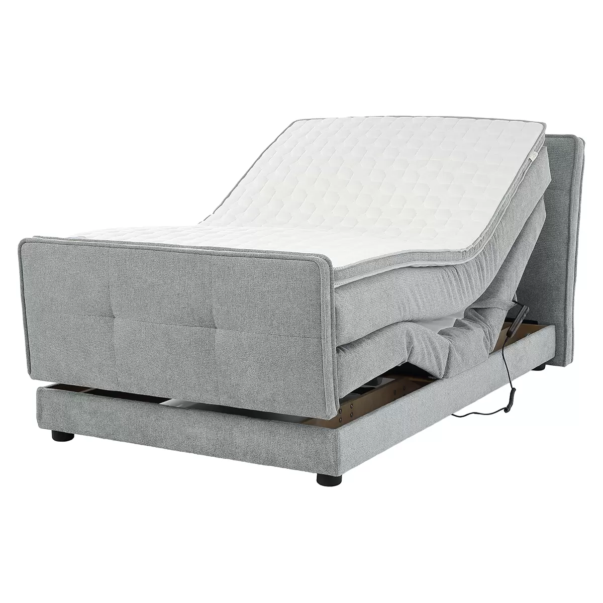 Boxspringbett Paulo 120x200 Grau