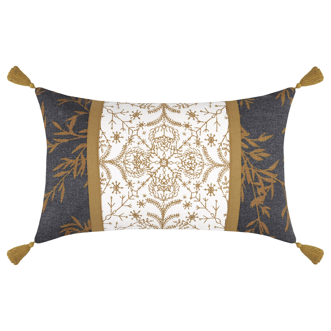 Stof Coussin Goldy ardoise - 30x50 cm