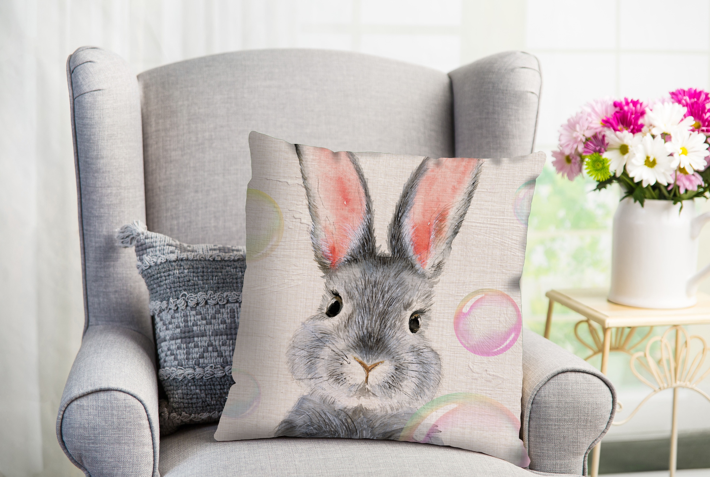queence Dekokissen »Bambino« süsser Hase