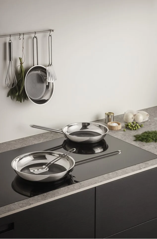 Eva Trio - Mosaic keramisk Stegepande i rustfrit stål, 24 cm