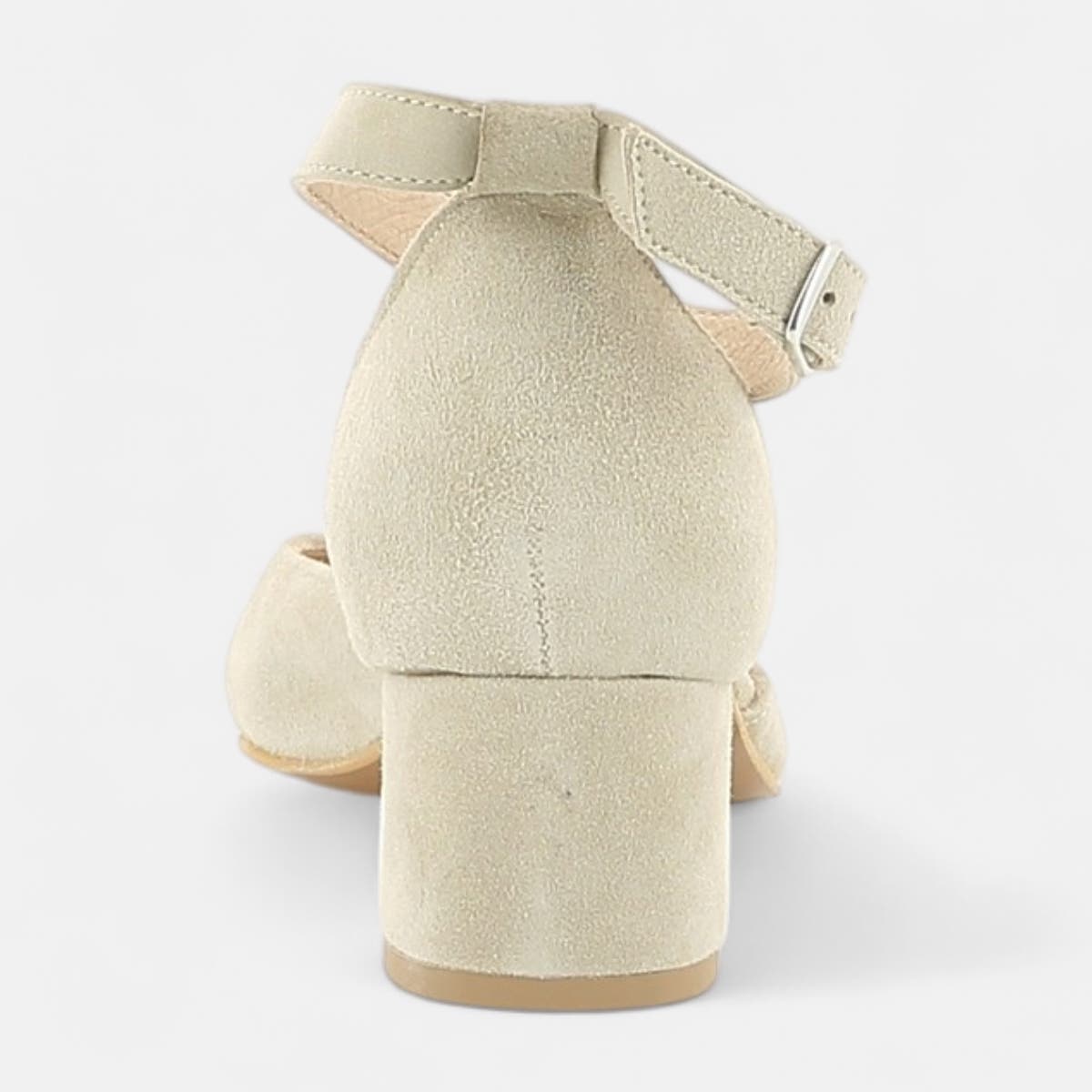 Escarpins quartiers ouverts Femme en cuir beige