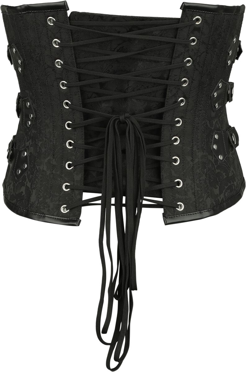 Corset Zippé Brocquard | Gothicana by EMP Ceinture Corset