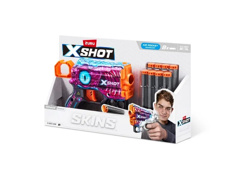 X-Shot Skins Menace Dart Blaster (8 Darts)