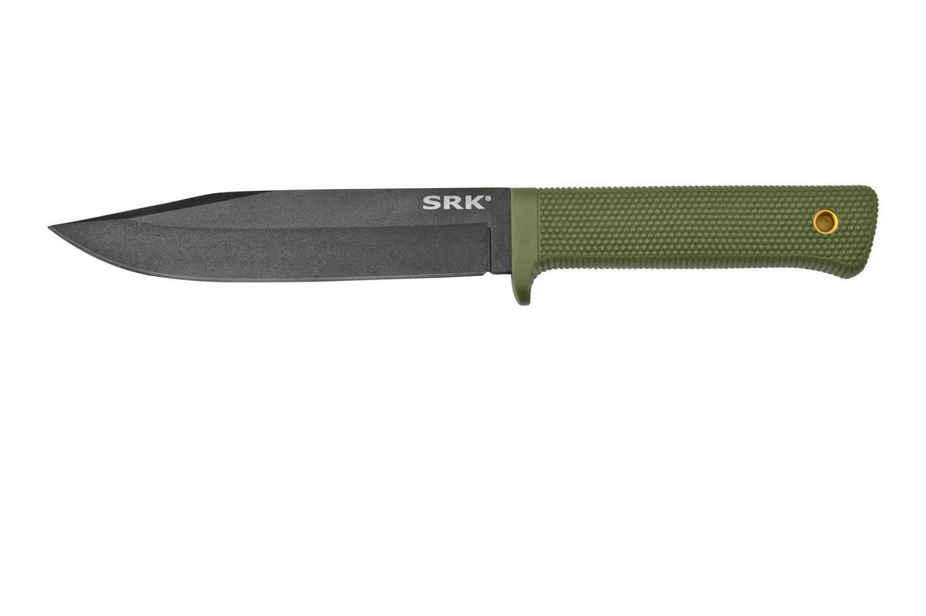 Cold Steel SRK 49LCKODBK, OD Green, vaststaand mes