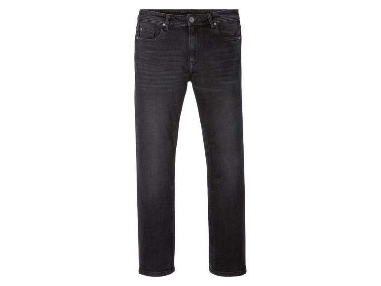 Jeans voor heren, straight fit, biokatoen en elastaan