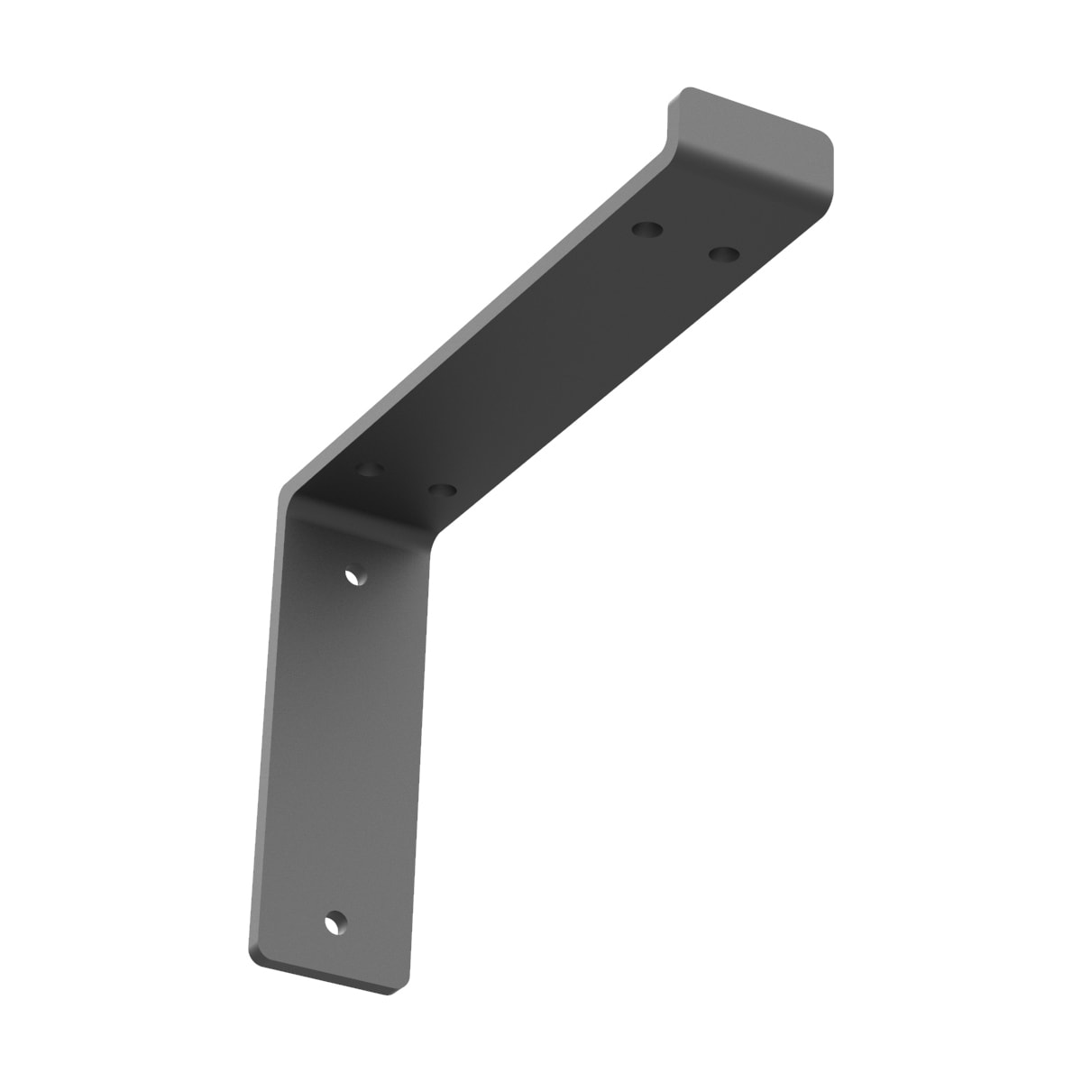 Epoq Classic hylleknekter 18 cm, 2 stk. (sorte)