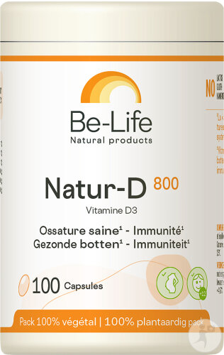 Be-Life Natur-D 800 100 Capsules