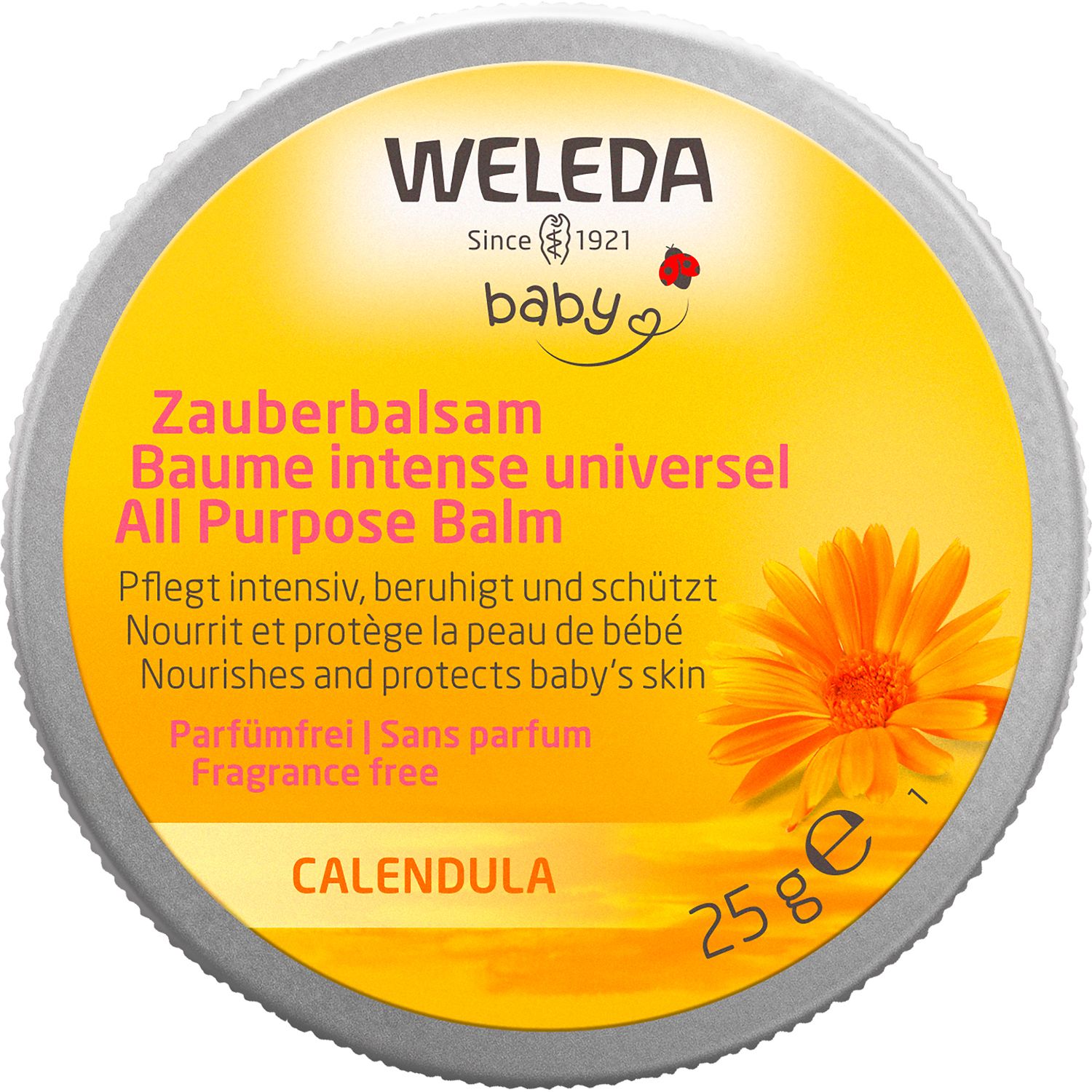 Weleda Baby Calendula Zauberbalsam - pflegt intensiv trockene Hautstellen & schützt, parfümfrei