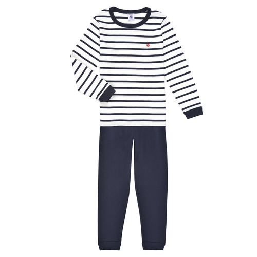 Petit Bateau - TECHI - Blanc / Bleu