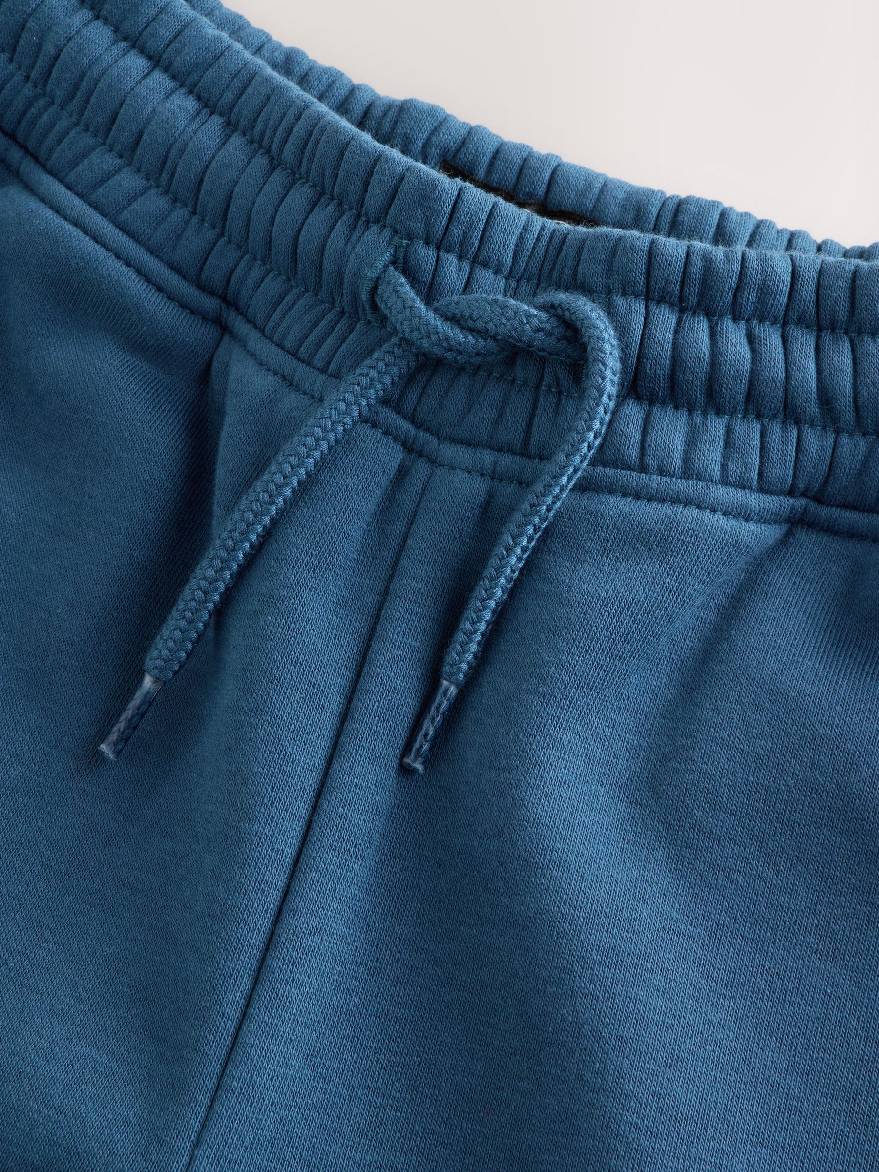 Blauw/grijs/zwart - Basic joggingbroeken, set van 5 (3-16jaar)