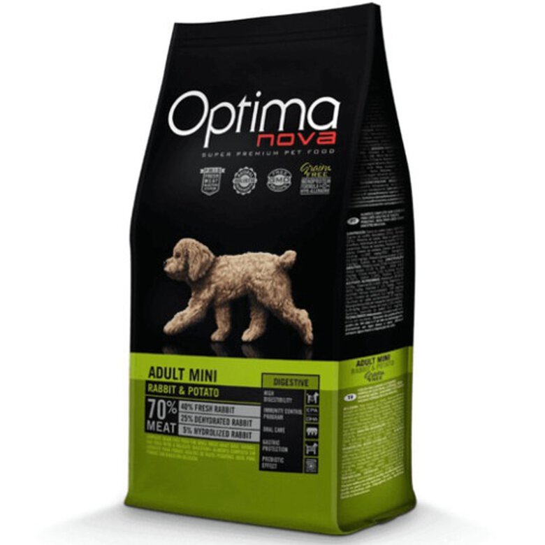 Ração Optima Nova Adult Mini Digestive para Cães Coelho