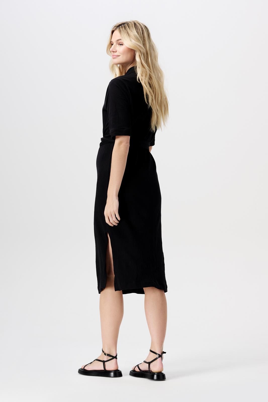Noppies Maternity Jurk met voedingsfunctie Katarina - Black