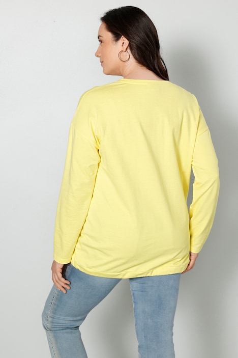 Sweatshirt, LOVE, Saum-Bindeband