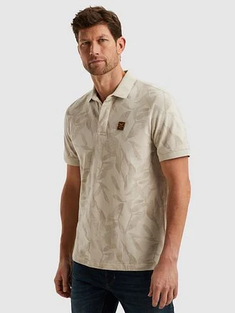 PME Legend Poloshirt Piqué Print Beige PPSS2504851-7013 kopen