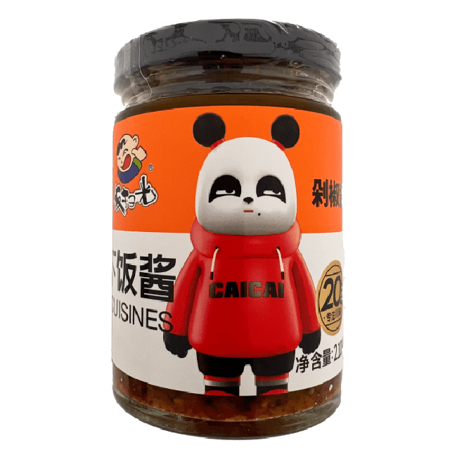Fan Sao Guang Saus met Gehakte Chilipeper 210g