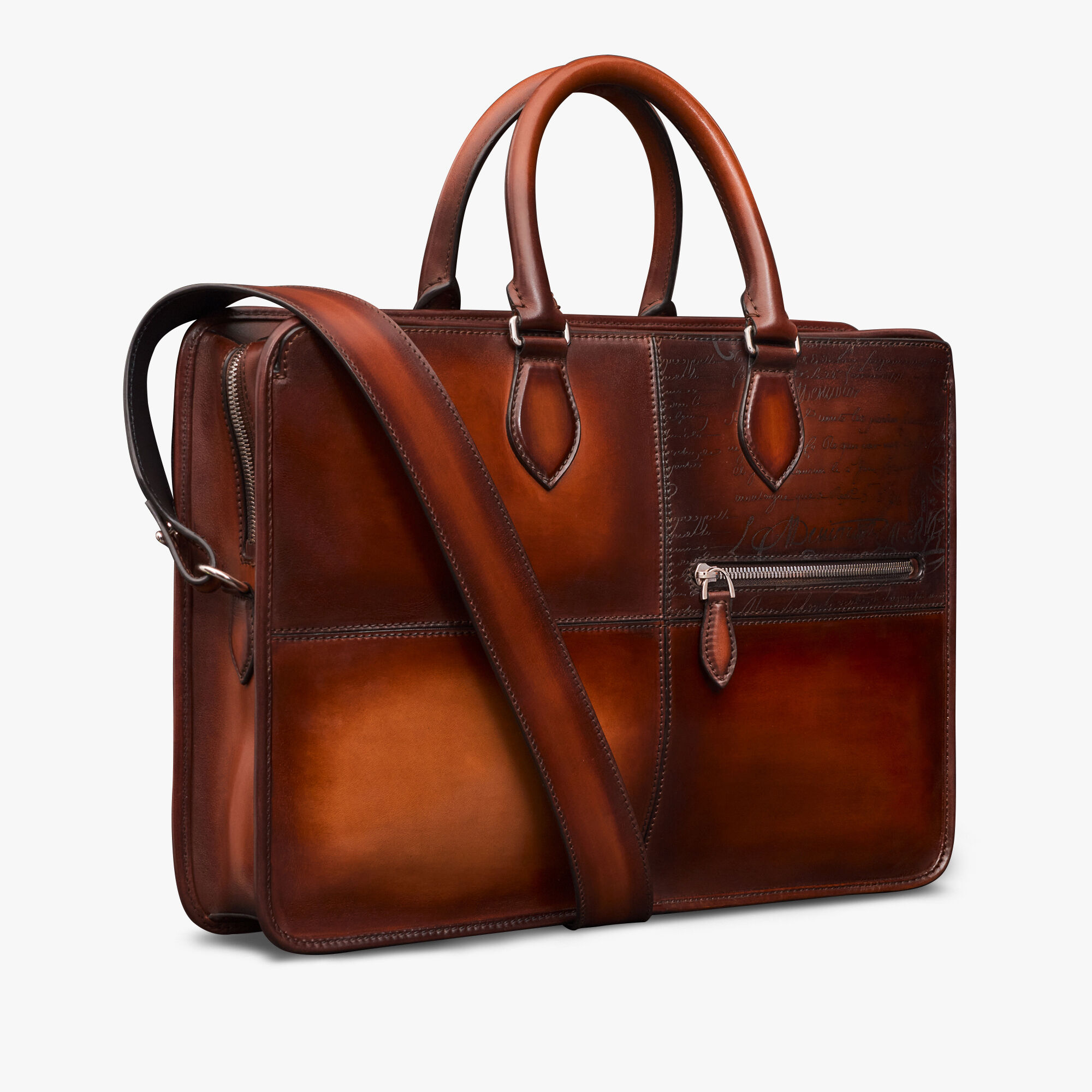 Cartable Un Jour En Cuir Scritto