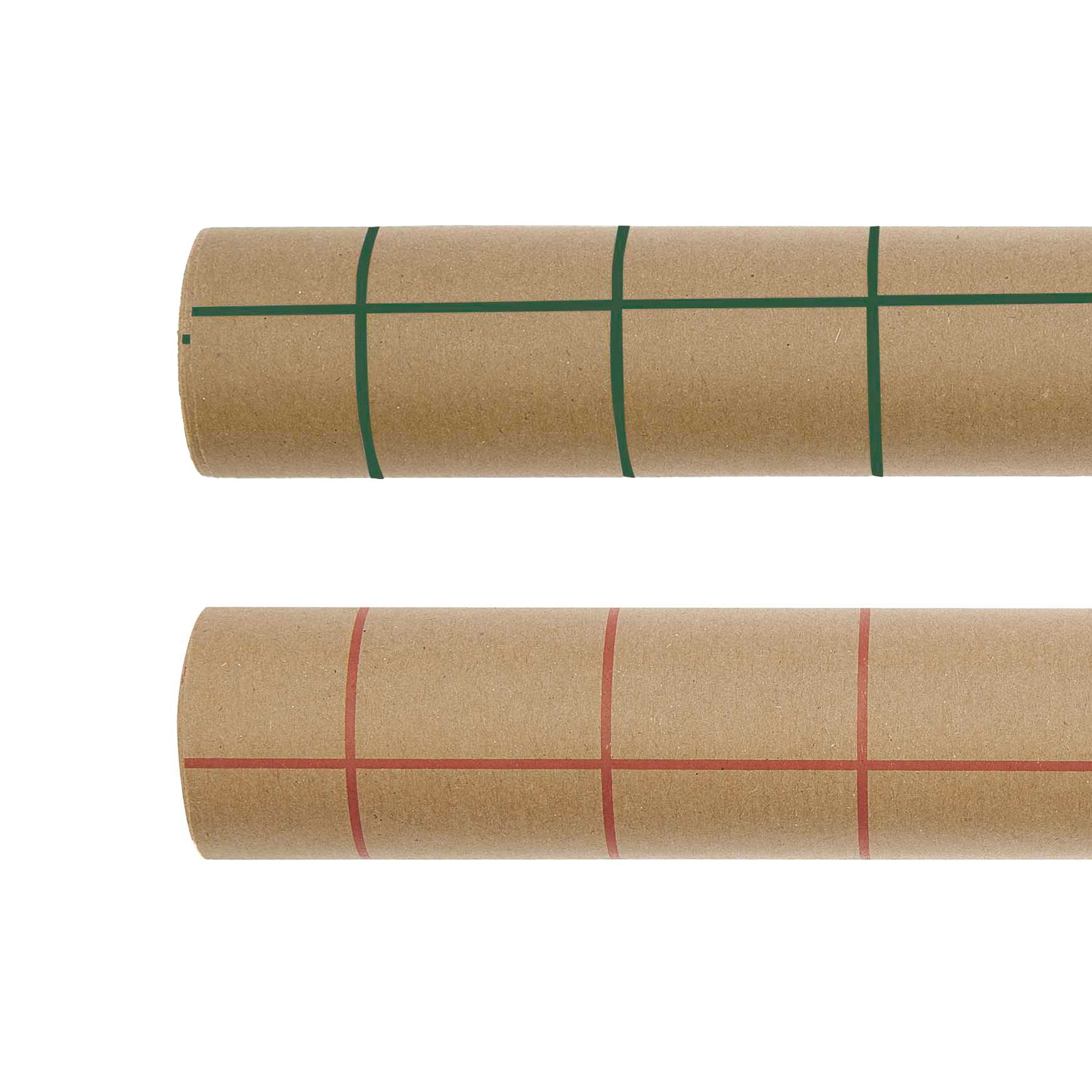 Geschenkpapier Rolle Kraftpapier Raster