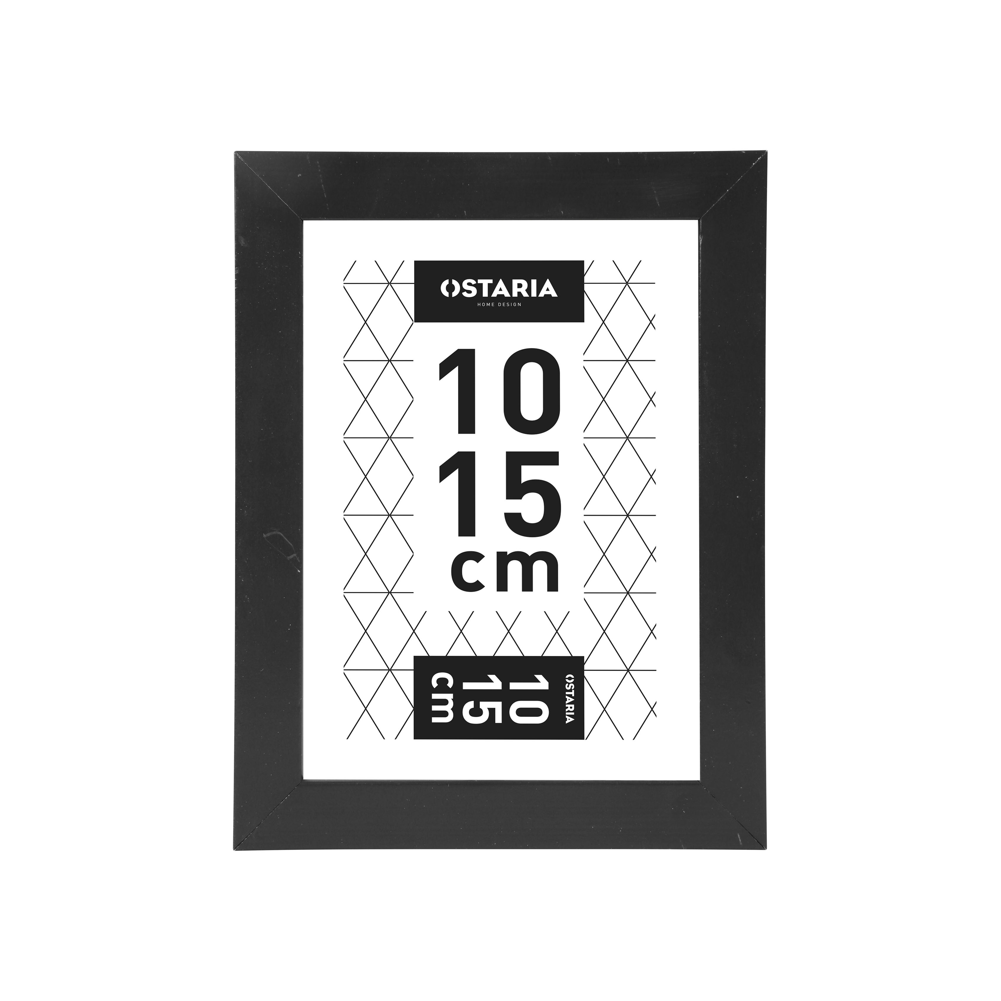 Cadre photo PAOLA noir 10x15cm
