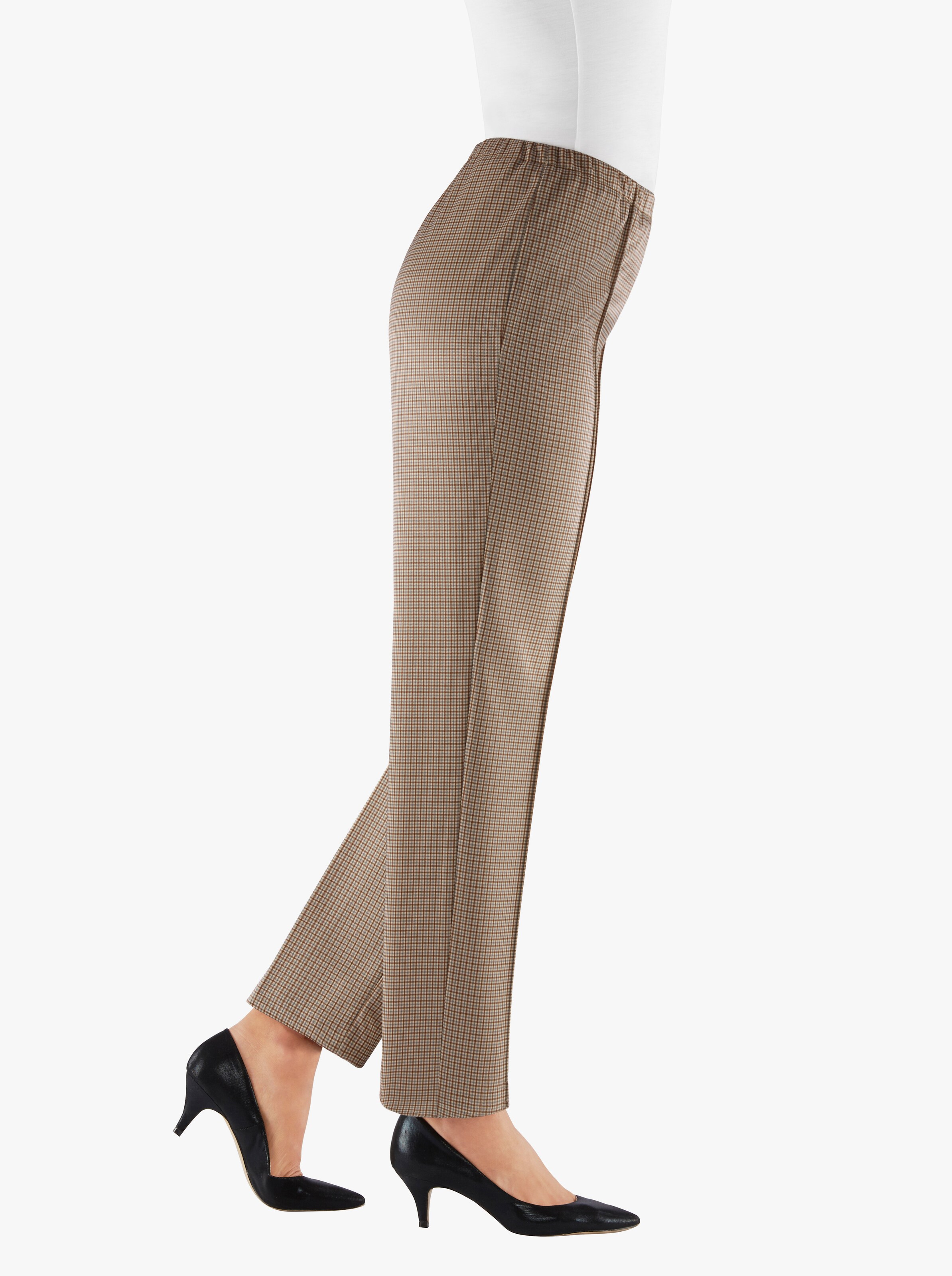 Jerseyhose mit Ripp-Struktur
