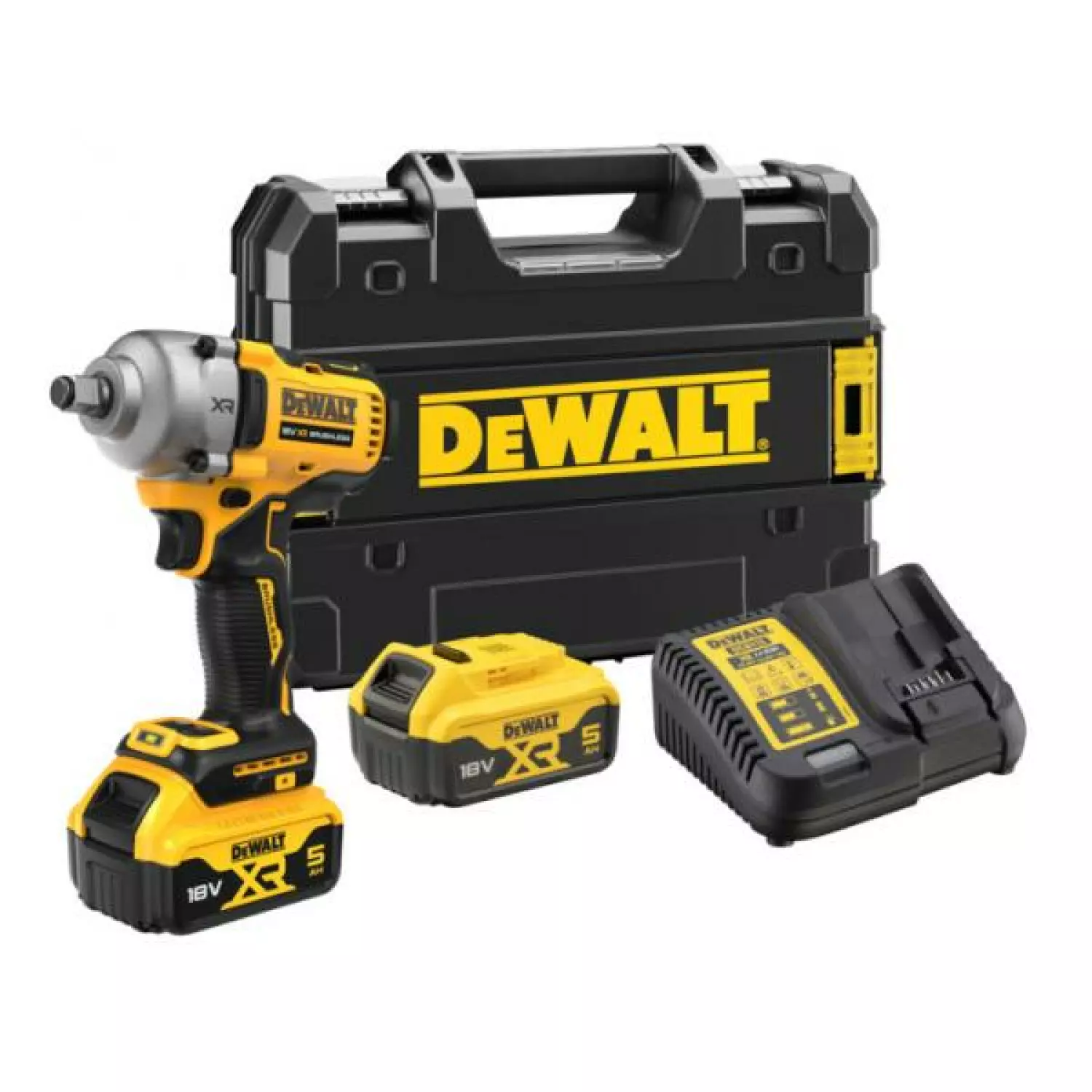 DeWALT DCF891P2T-QW 18V Li-ion XR Accu Slagmoersleutel set (1x 5.0Ah) in TSTAK koffer